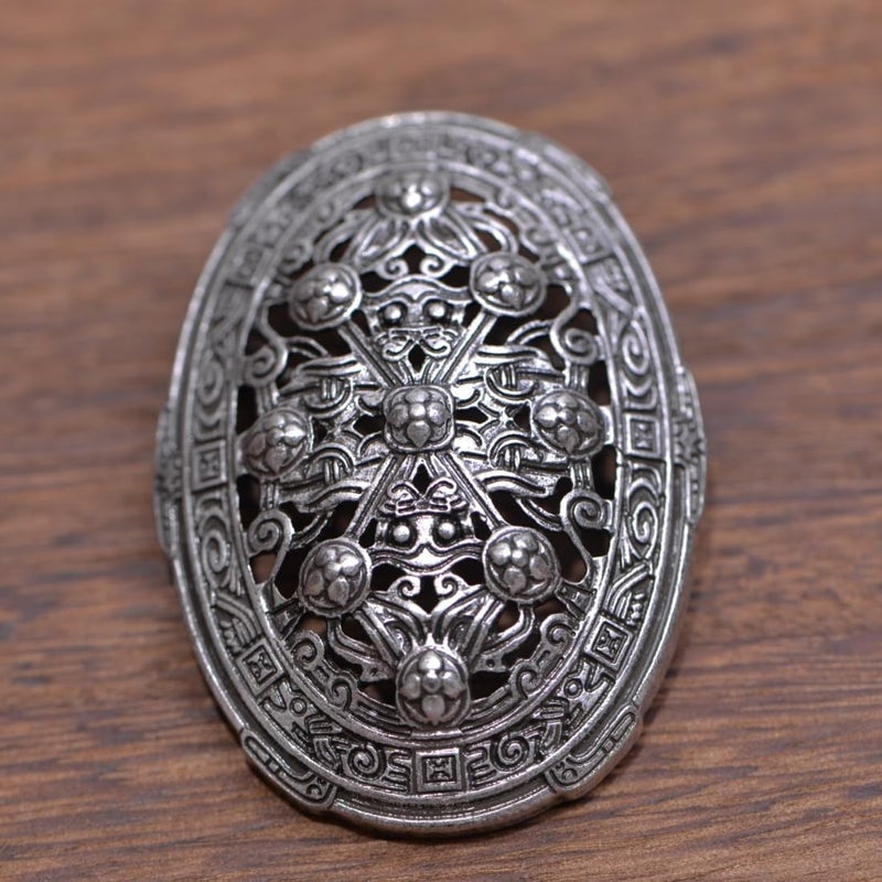 LANGHONG Norse Viking Brooch For Men Turtle Brooch Talisman Jewelry, Gift For Men - Image 5